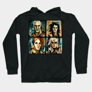 Cubist Pictures - Digital Art - Witcher Funny Hoodie